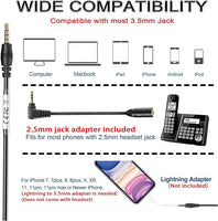 New Headset with Microphone,Wantek Cell Phone Headsets Wired 3.5mm Jack with Noise-Cancelling Microphone for Laptop - Computer with in-line Control for Work/Call Center/Office