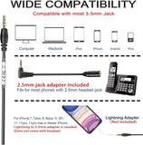 New Headset with Microphone,Wantek Cell Phone Headsets Wired 3.5mm Jack with Noise-Cancelling Microphone for Laptop - Computer with in-line Control for Work/Call Center/Office