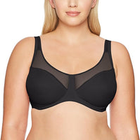 Brand new in box! Warner's Firm Support Underwire Minimizer Bra, Black! Sz 42D!