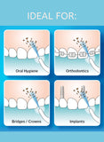 New Portable Power Floss Dental Water Jet Cords Tooth Pick No Batteries or Charging Required