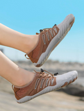 New Women Breathable Drawstring Front Creek Shoes, Sporty Beach Mesh Water Shoes Sz 12