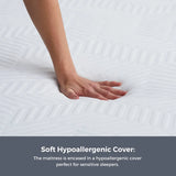 New Wayfair Sleep™ 10'' Firm Cooling Gel Memory Foam Mattress in Queen! Has 1 small spot slight dirt from transport where plastic is open, rest is sealed! Retails $849+