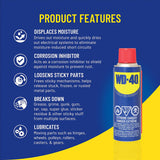New WD-40 Multi-Use Product 155g Can - Drives Out Moisture, inhibits Rust, lubricates, removes Grease and Stickiness | Single Can