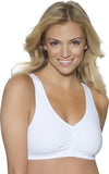 NEW Hanes Cooling Comfort Women's Bralette Pack, X-Temp, ComfortFlex Fit, White, Sz L