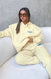 NEW Hoodie and Sweatpants for Women Long Sleeve Hoodies Pant Joggers Set Casual Fleece Hooded Tracksuit, Buttercream, Sz M