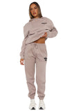 NEW Hoodie and Sweatpants for Women Long Sleeve Hoodies Pant Joggers Set Casual Fleece Hooded Tracksuit, Cinnamon, Sz M