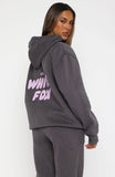 NEW Hoodie and Sweatpants for Women Long Sleeve Hoodies Pant Joggers Set Casual Fleece Hooded Tracksuit, Volcanic Grey, Fits M