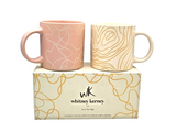 Whitney Kerney Set of Two Mugs - New in Box