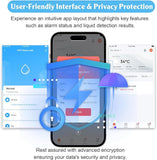 New WiFi Water Leak Detector ( 2.4 G WiFi ) for Home, 90 dB Water Sensor Alarm and App Alerts, Wireless Leakage Detector Alarm for Pipes, Bedroom, Kitchen, Bathroom, Basement (1 Piece)