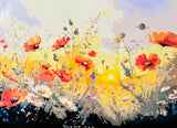 NEW 16x20 TUMOVO Paint By Numbers For Adults Beginner WILD FLOWERS On Canvas Home Decor Unframed