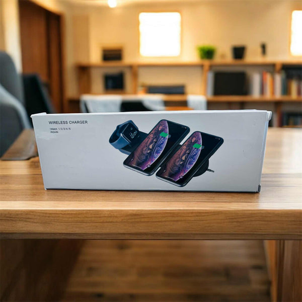 New wireless charger for 3 devices, compatible with all Qi enabled devices