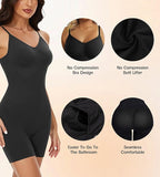 New Wizshapor Bodysuit Shapewear for Women Seamless Body Shaper Bodysuits Tummy Control Shape Wear Black Sz M
