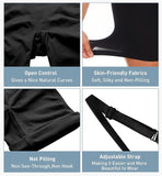 New Wizshapor Bodysuit Shapewear for Women Seamless Body Shaper Bodysuits Tummy Control Shape Wear Black Sz M