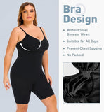 New Wizshapor Bodysuit Shapewear for Women Seamless Body Shaper Bodysuits Tummy Control Shape Wear Black Sz M