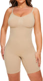New Wizshapor Bodysuit Shapewear for Women Seamless Body Shaper Bodysuits Tummy Control Shape Wear Beige Sz L/XL