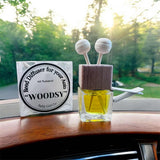New Car Diffuser Vent Clip | Refillable Vent Oil Diffuser, Woodsy Scent! Lasts up to 3 months