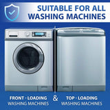 XROM Plant Based, Non Chemicals, Washer Cleaner 3 in 1 Formula, Removes Odors, Limescale & Detergent Build-Up, Removes Hard Water Stains, For Front and Top Load, 6 Per Pack (Original)