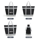 New Y-E-T-I Inspired 40L Hopper Cooler Bag, Leakproof, portable, and puncture resistant, Black