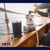 New YETI RAMBLER® 591 ML (20 Ounce) TUMBLER  WITH MAGSLIDER™ LID, NOTE: Has logo print on backside "Golub Growth"