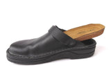 NEW Retails $460, Authentic NAOT Mens Glacier Mule, Men's Sz 13, Ours are Black Textured Leather