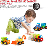 New in box! Yiosion Farm n Country Friction Powered Vehicle Set, no batteries needed! Tractor, Bulldozer, Dump Truck, Cement Mixer, Ages 18 Months+