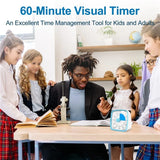 New in box! YUNBAOIT VT03 Visual Timer with Night Light 60-Minute Countdown Timer for Kids and Adults (Without Battery) - Blue