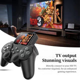 New in box! YU WELL S10 GAMEPAD Controller Gamepad with Built-in HD Color Screen with 520 Classic Games with Extra 2 player controller set