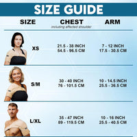 New ZENKEYZ Shoulder Brace for Men & Women, Shoulder Immobilizer for Torn Rotator Cuff, Tendonitis, Dislocation, Pain, Stability Support Shoulder Sleeve , Black, Sz 2X