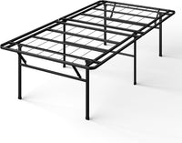 New in box! Retails $160+ Zinus 18 Inch Premium SmartBase Mattress Foundation / 4 Extra Inches high for Under-bed Storage / Platform Bed Frame / Box Spring Replacement / Strong / Sturdy / Quiet Noise-Free, Twin XL