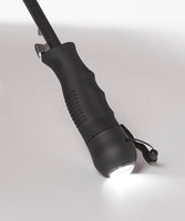 NEW BetterBrella | Black & Pink Dahlia Reverse-Close Flashlight Umbrella! Retails $55+