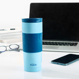 Trudeau Grip SS Vac Tumbler Azure 16oz