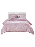 Intelligent Design Zoey Metallic Printed 5-Piece Duvet Cover Set Fits Both Full/Queen, Purple! Retails $150+