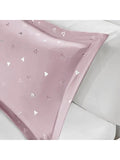 Intelligent Design Zoey Metallic Printed 5-Piece Duvet Cover Set Fits Both Full/Queen, Purple! Retails $150+