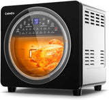 20L/21.1QT Air Fryer, CalmDo Air Fryer Toaster Oven, 18-in-1 Preset Programs Convection Oven with 20L Stainless Steel Cavity, Family Size for Rotisserie Whole Chicken, BBQ - Retails $215 w/tax
