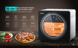 20L/21.1QT Air Fryer, CalmDo Air Fryer Toaster Oven, 18-in-1 Preset Programs Convection Oven with 20L Stainless Steel Cavity, Family Size for Rotisserie Whole Chicken, BBQ - Retails $215 w/tax