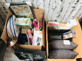 LOT 101-AS IS MIXED HOUSEWARES (2 BOXES) GREAT FOR RE-SALE OR TO KEEP!