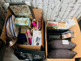 LOT 101-AS IS MIXED HOUSEWARES (2 BOXES) GREAT FOR RE-SALE OR TO KEEP!