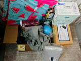 LOT 105-BOX LOT NEW MIXED HOUSEWARES ETC 2 BOXES! GREAT FOR RE-SALE OR TO KEEP!