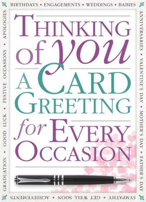 2 Books In 1: Words For Every Occasion Toasts & Speeches & Thinking of You, A Card Greeting For Every Occasion!