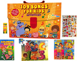 109 Songs For Kids Activity Kit Including: 4 Fun Music CD's, Puzzles, 50+ Stickers, Crayola Crayons & Colouring Book All Packaged in a Convenient Carry Case!