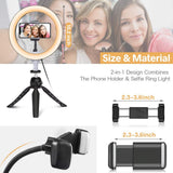 New in box! 10" LED Ring Light with Tripod Stand & Phone Holder, UBeesize Dimmable Desk Makeup Ring Light, Perfect for Live Streaming & YouTube Video, Photography, 3 Light Modes and 11 Brightness Levels