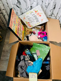 LOT 125-BOX LOT AS IS NORDSTROMS, AMAZON 2 BOXES 60+ PC! GREAT FOR RE-SALE OR TO KEEP!