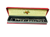 New in gift box! 12 Days of Christmas Charm bracelet! Richly detailed and layered in sterling silver. Retail $19.99