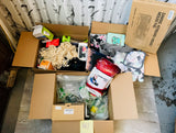 LOT 141-BOX LOT AS IS MIXED LOT HOUSEWARES, ACCESSORIES, 3 BOXES! GREAT FOR RE-SALE OR TO KEEP!