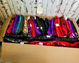 LOT 153-BOX LOT NEW MAGIC MERMAID SEQUINS LARGE 16" SQUARE PILLOWS, ASSORTED, 23 PC! GREAT FOR RE-SALE OR TO KEEP!