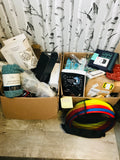 LOT 155-BOX LOT AS IS MIXED HOME, ACCESSORIES, 3 BOXES! GREAT FOR RE-SALE OR TO KEEP!