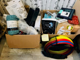 LOT 155-BOX LOT AS IS MIXED HOME, ACCESSORIES, 3 BOXES! GREAT FOR RE-SALE OR TO KEEP!