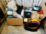 LOT 155-BOX LOT AS IS MIXED HOME, ACCESSORIES, 3 BOXES! GREAT FOR RE-SALE OR TO KEEP!