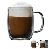 Barista Collection Double Wall Glass Espresso Latte Cappuccino Mug, Coffee Cup | Set of 4 (250ml)