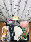 LOT 163-BOX LOT NEW CLOTHING, MIX ADULTS, CHILDREN 50+ PC! GREAT FOR RE-SALE OR TO KEEP!